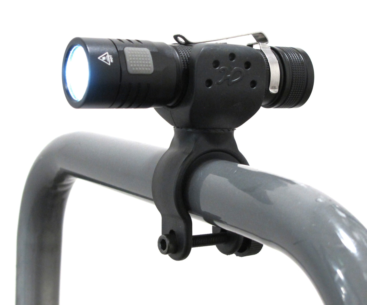 ENERpower bicycle mount for flashlight – 360° rotatable