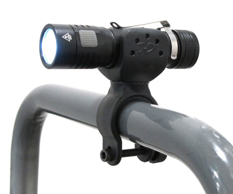 ENERpower bicycle mount for flashlight – 360° rotatable