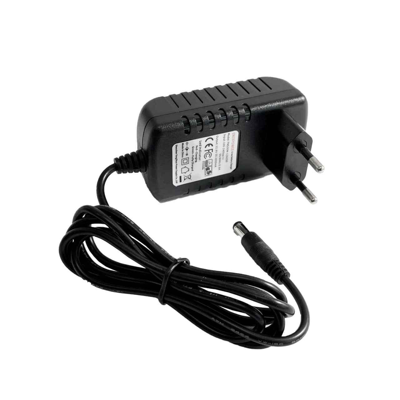 3S 2A DC Rundstecker (12,6V) Ladegerät für Li-Ion-Akkus 10,8V-11,1V Wall