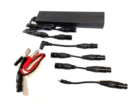 Fuyuang Duales Ladegerät 42V 2A 2 Ausgänge (170W) XLR-3