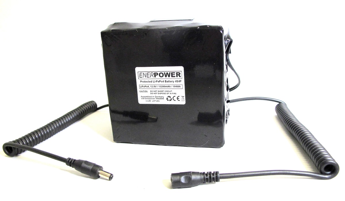 ENERpower Salvör LiFePO4 battery 12.8V  for 12V pasture Fence devices