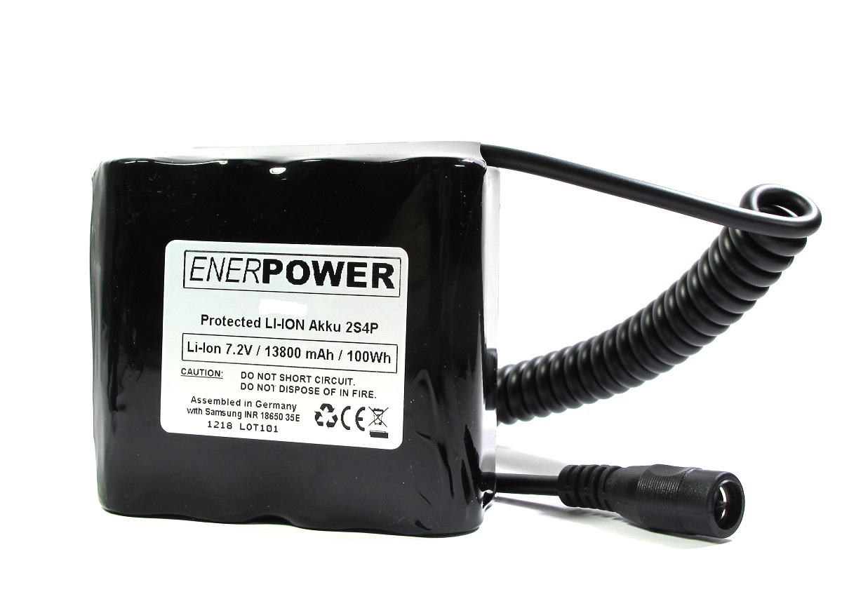 ENERpower Neukölln Basic Battery 7.4V 13800 mAh DC Connector