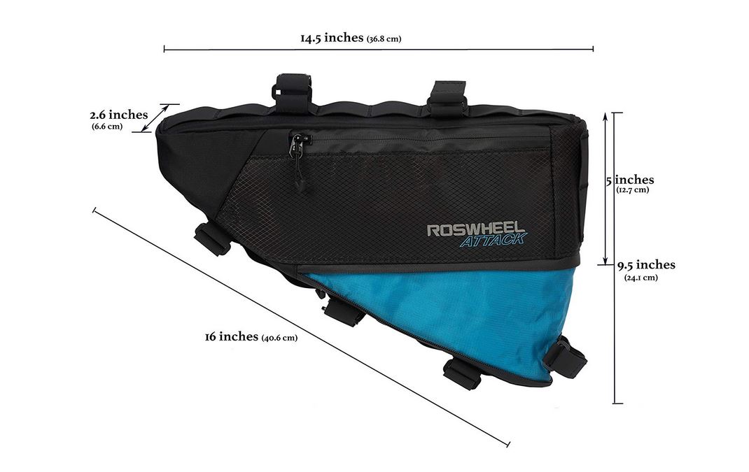 Roswheel Attack Rahmentasche für Fahrradakkus