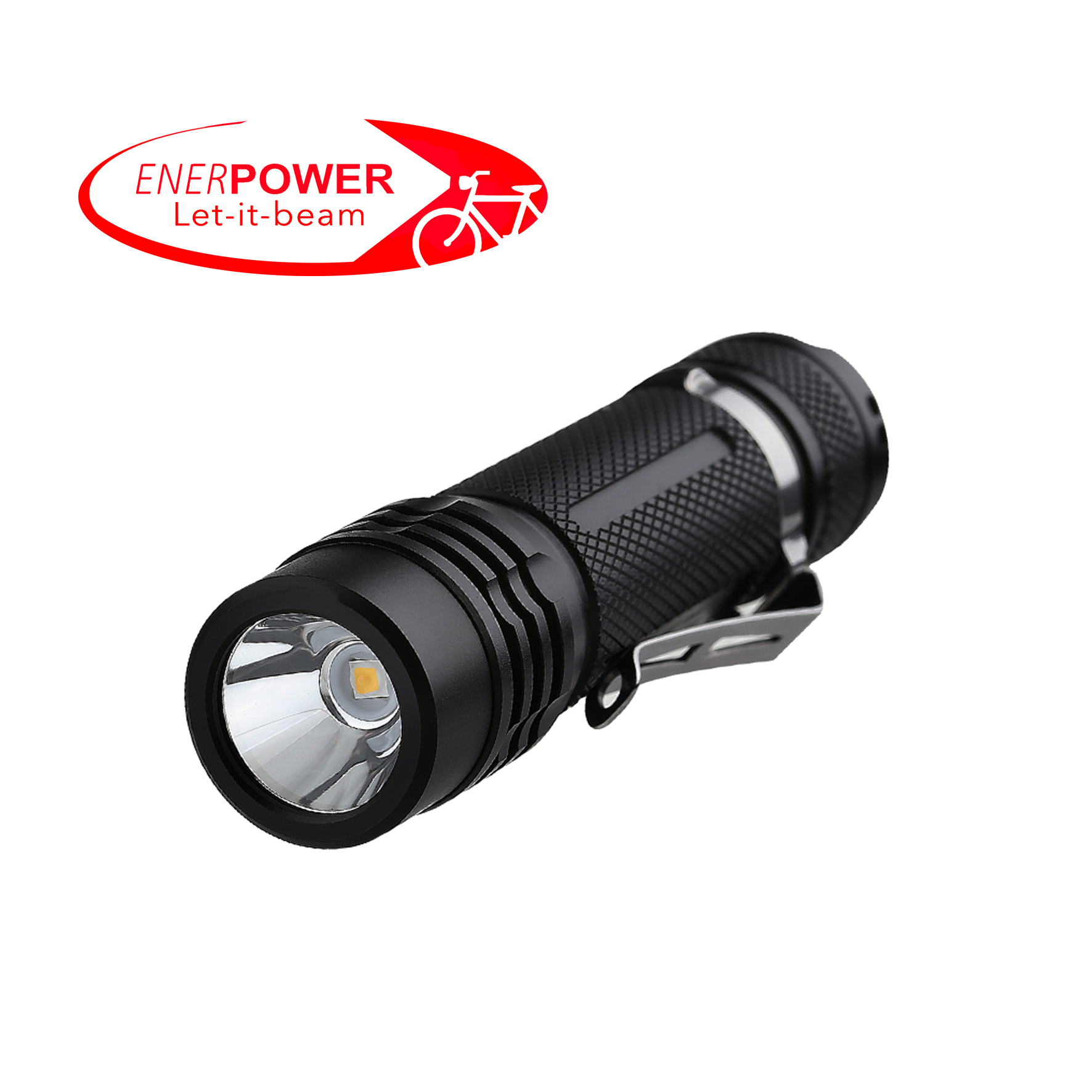 ENERpower Folomov flashlight 900L + Battery + Bike Mount 