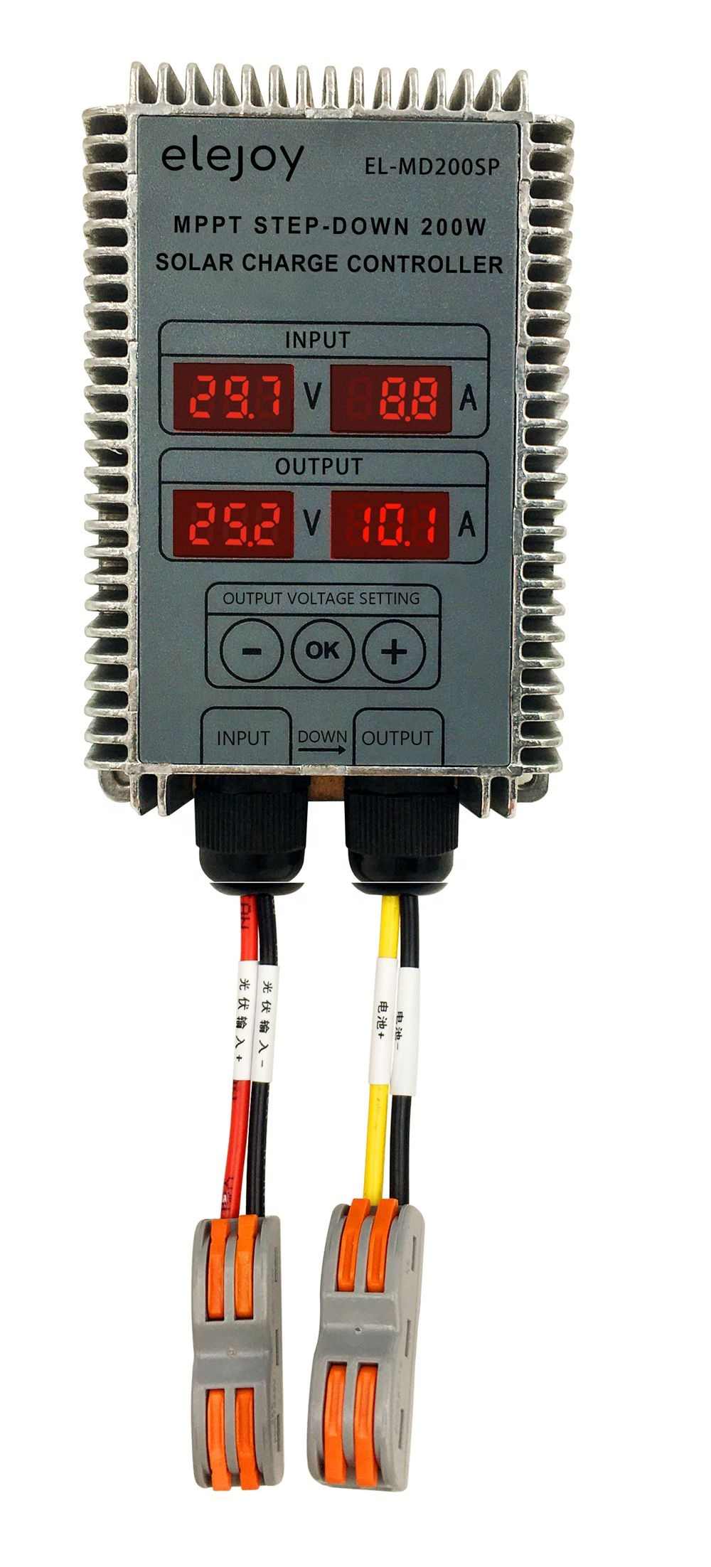 MPPT Controller 17V-55V to 10V-32V 400 Watt programmable