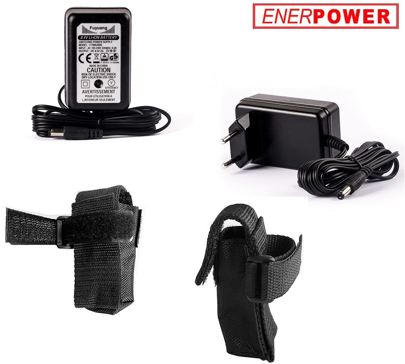 ENERpower Gatow Battery 7.4V 5000 mAh with Round Plug 