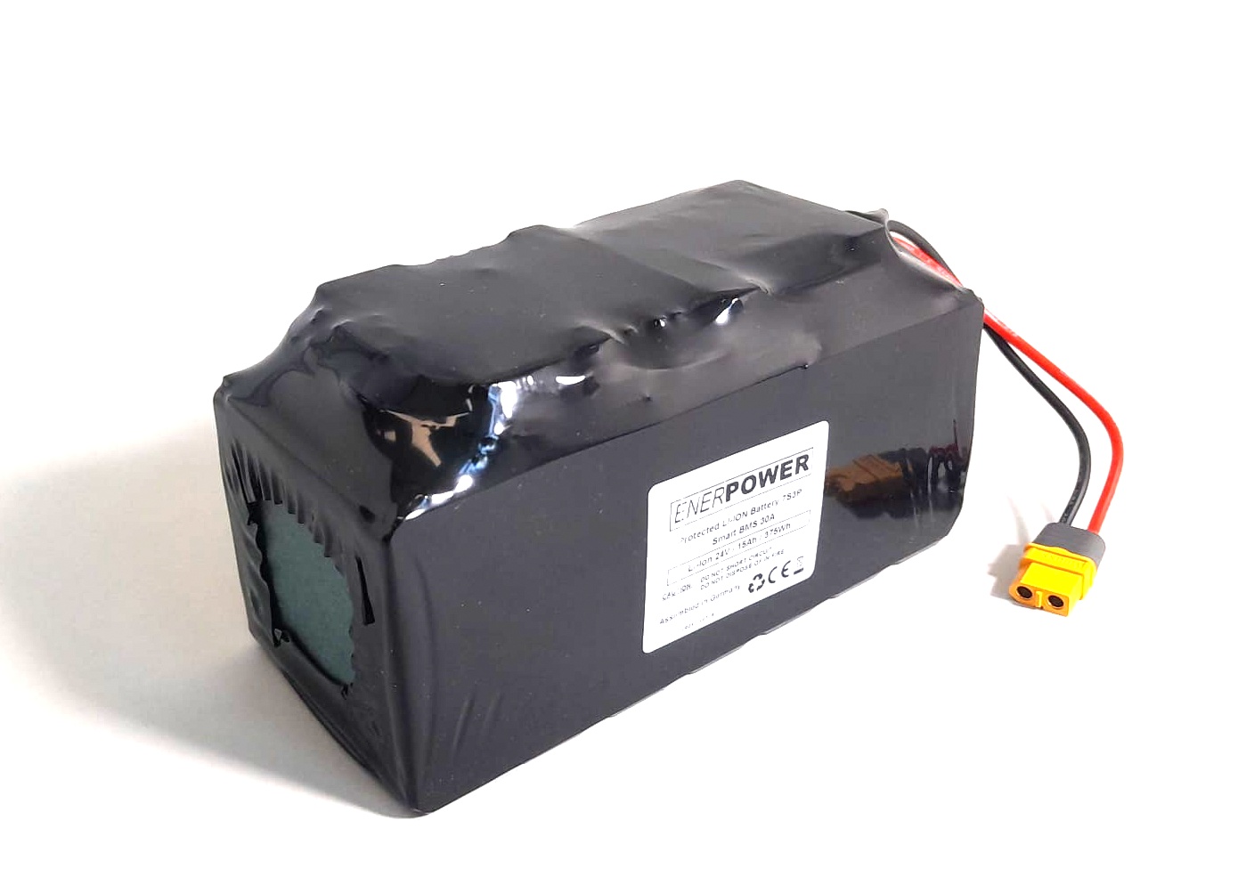 Softpack Battery 24V 15Ah Smart BMS 30A XLR-3 with 50S