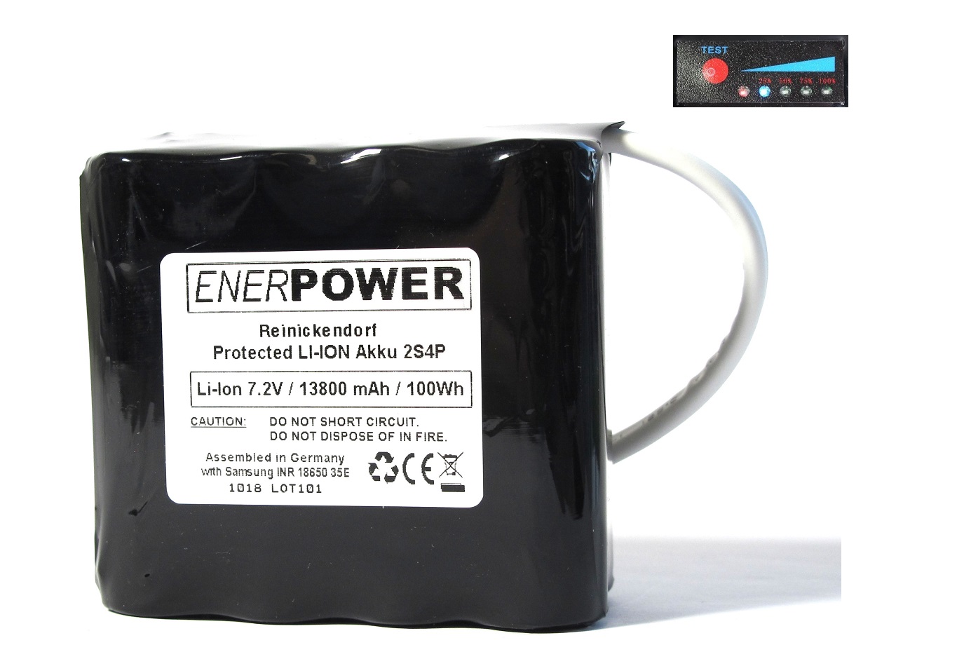 ENERpower Reinickendorf Battery 7.4V 13800 mAh Molex