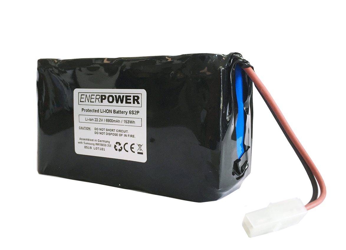 Softpack Battery 21.6V-22.2V 10.2Ah PCM 10A XT-90 Connector