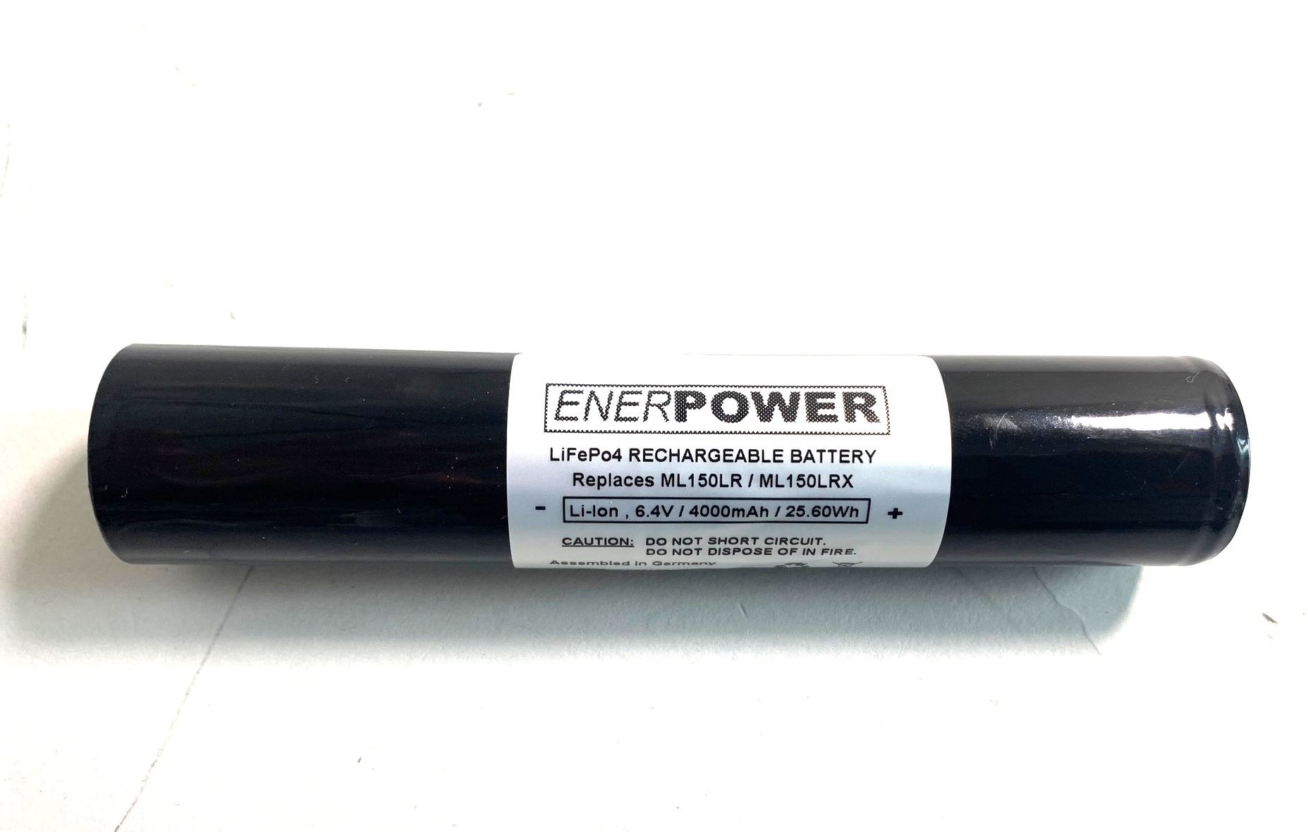 ENERpower LiFePO4 6V (6.4V)  4000 mAh replaces MagLite ML150LR / ML150LRX