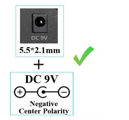 Netzteil 9V 2A Ausgang (18W) 5.5 x 2,1 mm EU (GS) für Dual BR Radio / IR6 / IR6S (Plus) 