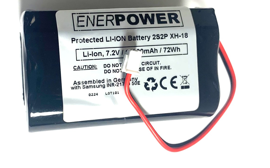 Enerpower 2S2P Li-Ion 7.2V-7.4V MuPiBox 10Ah (73Wh) 2x2