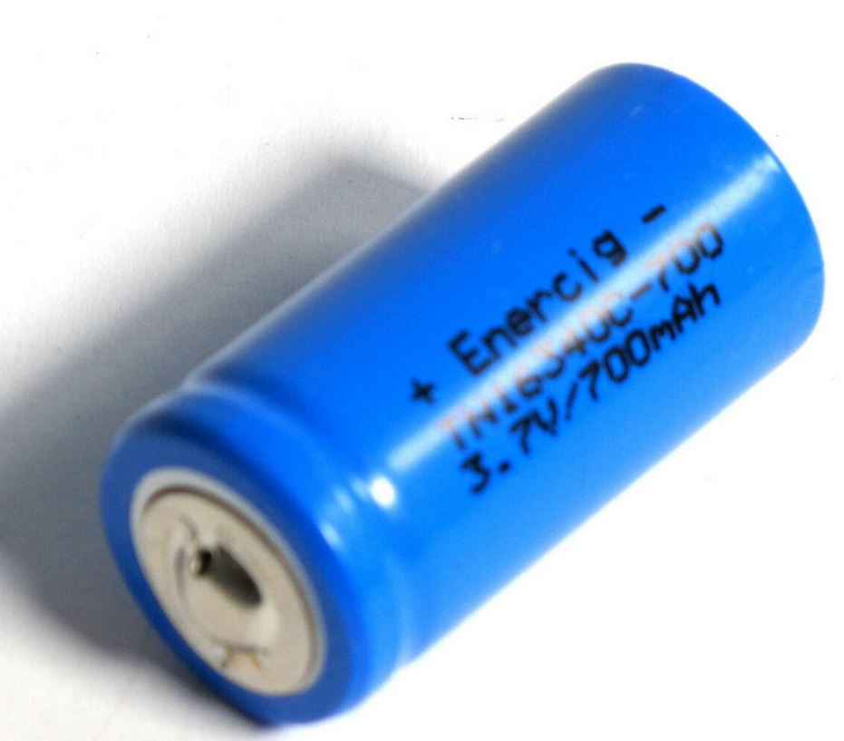 Enercig Li-ion Button-Top 16340 700 mah (2C) Akkuzelle aufladbar