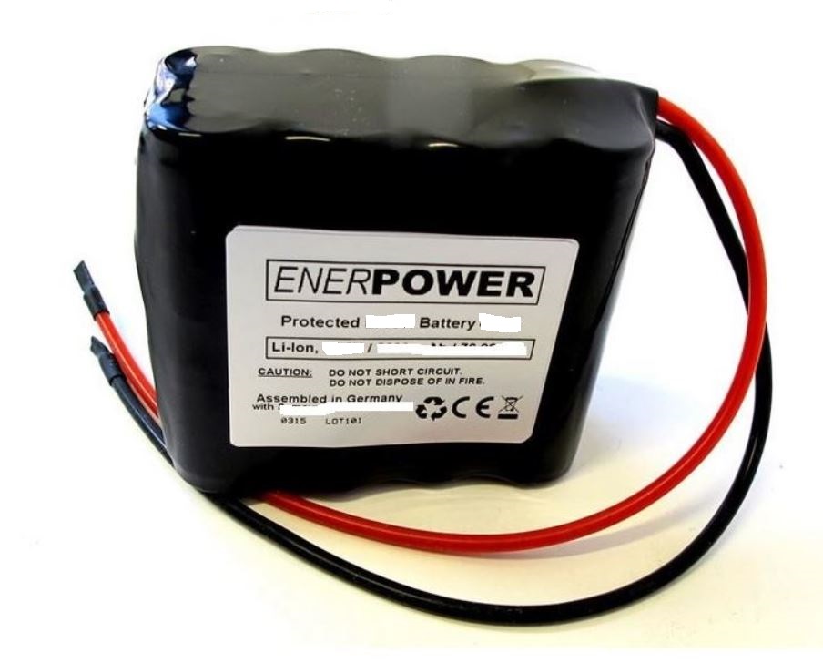 ENERpower 4S1P battery 14.4V-14.8V 3200 mAh Li-Ion with cables open ends