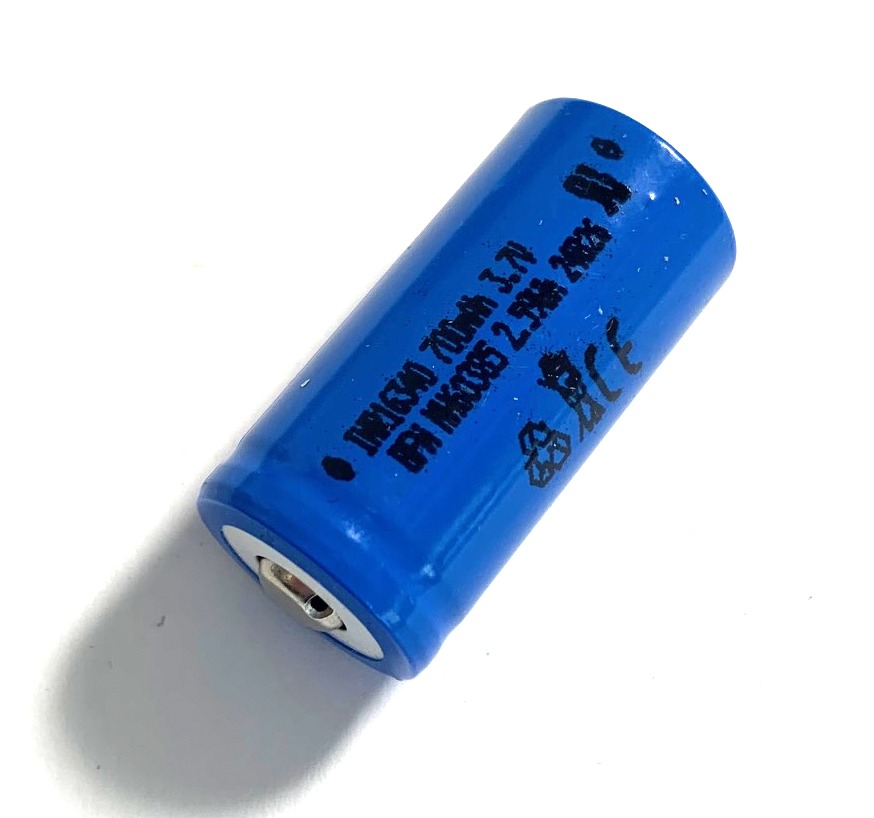 BFN Li-ion Button-Top 16340 700 mah (2C) Akkuzelle aufladbar