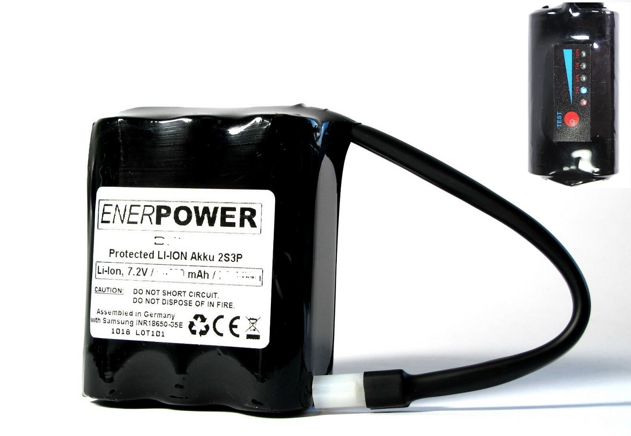 ENERpower Altglienicke Akku 7,4V 15000mAh Molex Basic / Plus: Plus (LED)