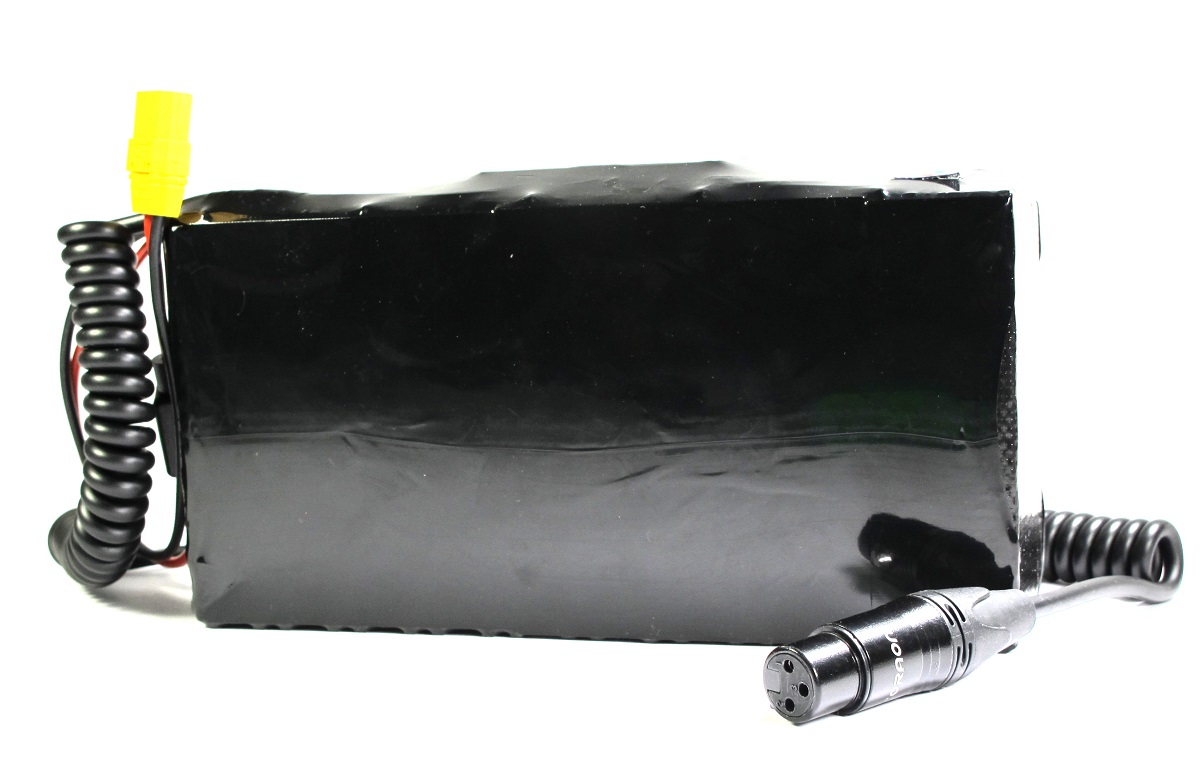 Softpack Battery 36V 16 Ah BMS 40A XLR-3 with 40T