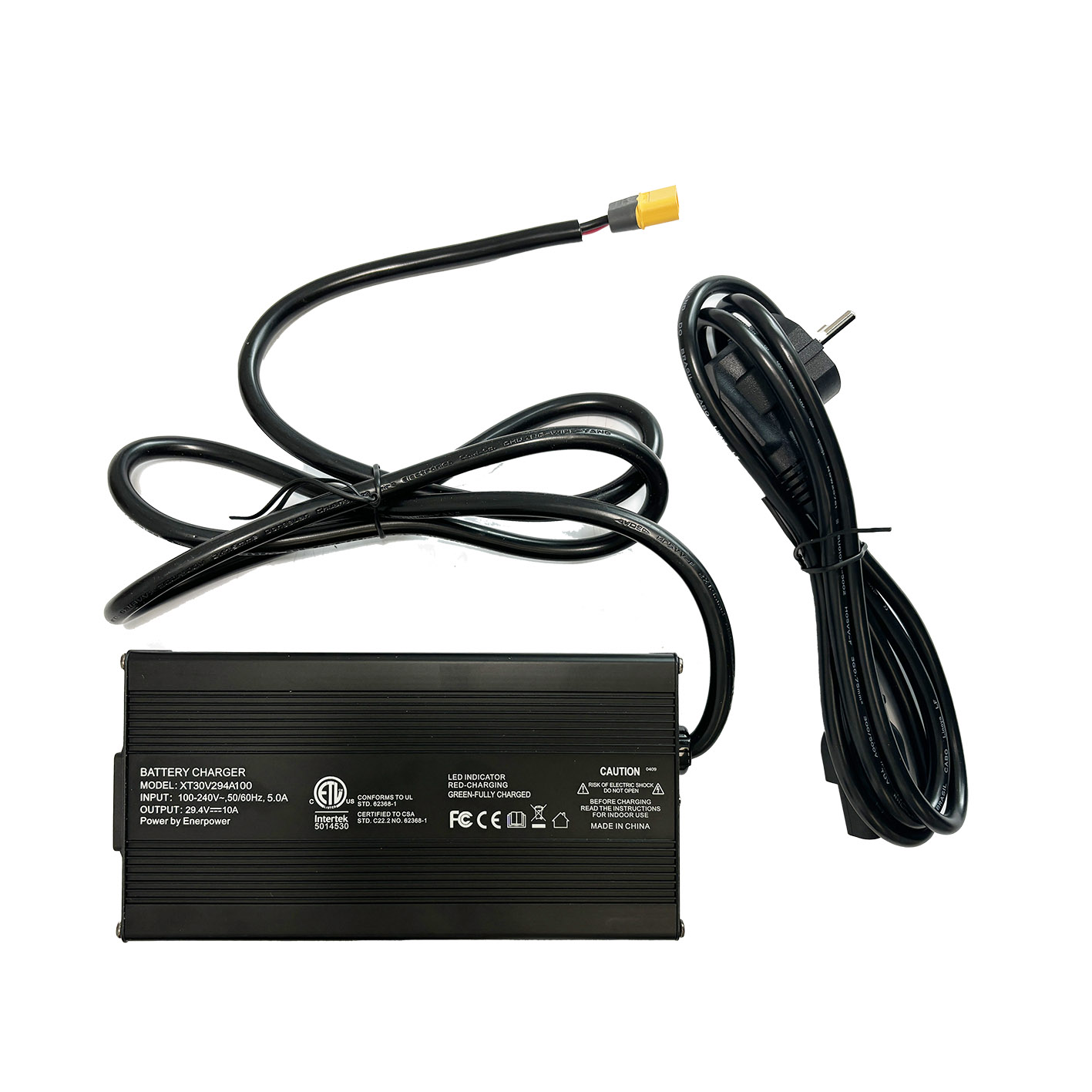 20A 29.4V Charger for 24V Li-Ion Batteries 600 Watt Fan